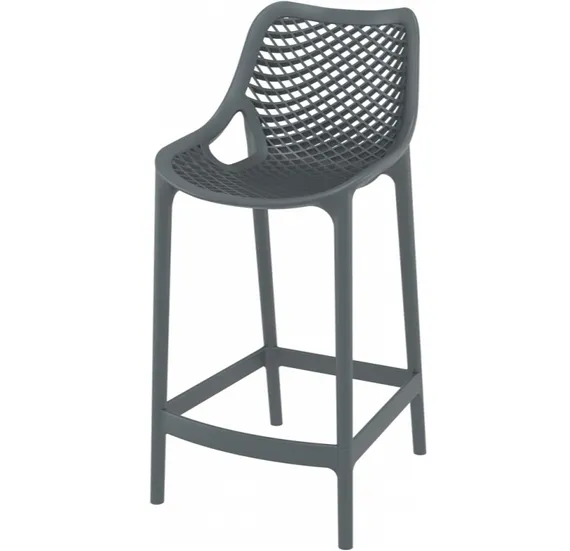 Полубарный стул Air 65 см серый