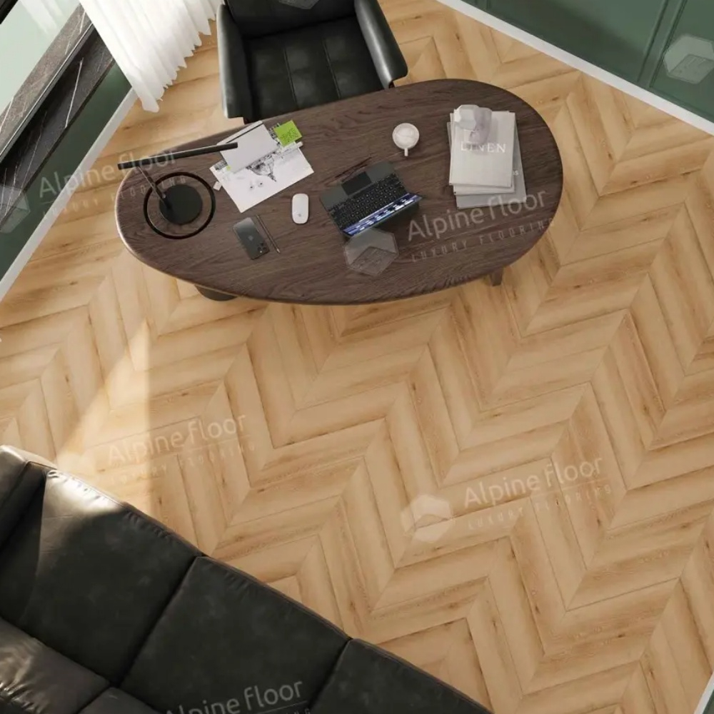 Кварцвиниловая плитка Alpine Floor Chevron Alpine ECO 18-19 MC Дуб Самерсет