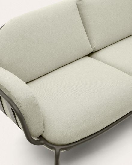 Joncols уличный алюминиевый 2-местный диван зеленого цвета 165 см Испания 