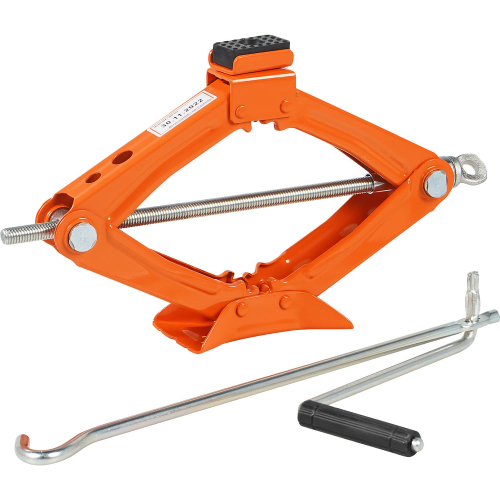 Домкрат автомобильный ромбический механический 1 т (Высота подхвата 100 мм, Высота подъема 350 мм) AJ-R-01