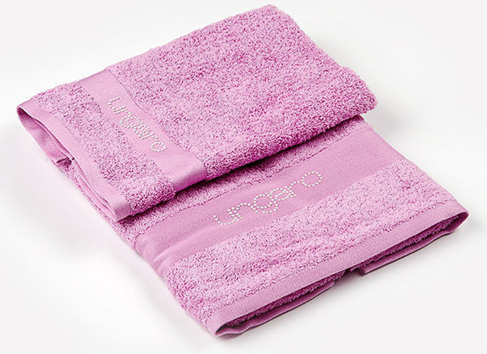 Набор полотенец 2 шт Emanuel Ungaro Perle фиолетовый
