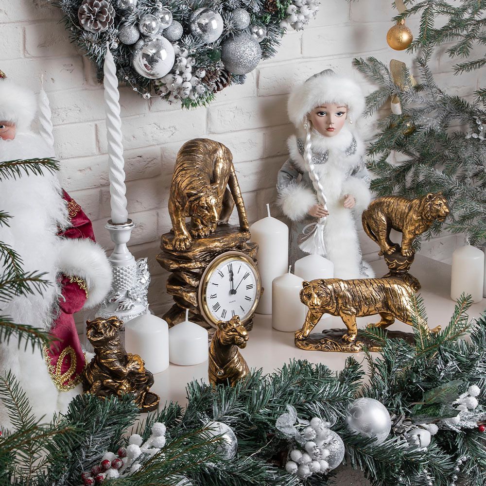 Крадущийся тигр (скульптура) Бронза