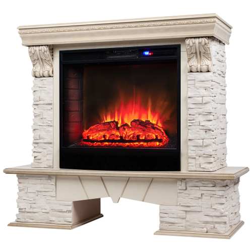 Каминокомплект Real Flame Rockland Lux 25/25,5 WT с очагом Sparta 25,5