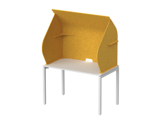 Кабина-капсула с фигурными боковыми стенками 98х61х140