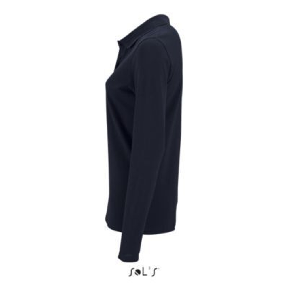 Рубашка поло с длинным рукавом Perfect, женская. Зелёный  L