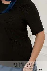 Футболка 2513-черный Minova