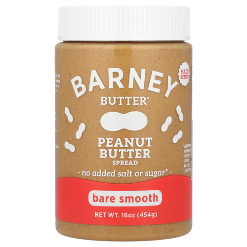 Barney Butter, Спред с арахисовой пастой, гладкое покрытие, 454 г (16 унций)
