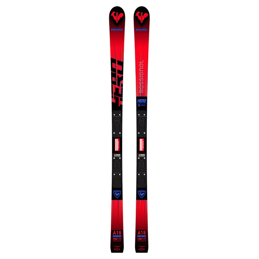 ROSSIGNOL юниорский гигант HERO ATHLETE GS PRO 164 см, 171 см без креплений/с креплениями NX 7/с креплениями SPX 10/с креплениями NX 10