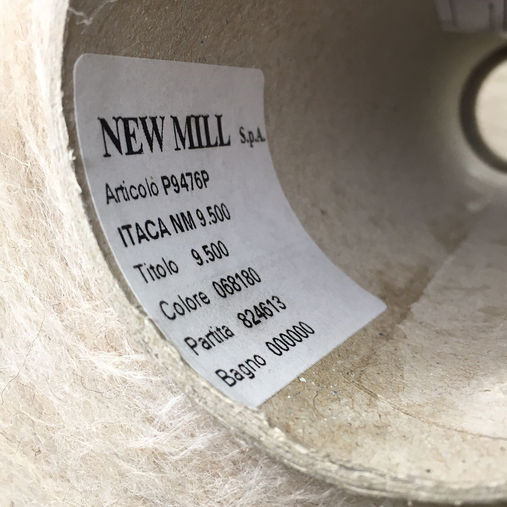 ITACA - New Mill; 22% альпака, 22% меринос, 22% акрил, 30% п/а, 4% эластан; 950м/100гр; col. 068180, цвет: бежево-молочный.
