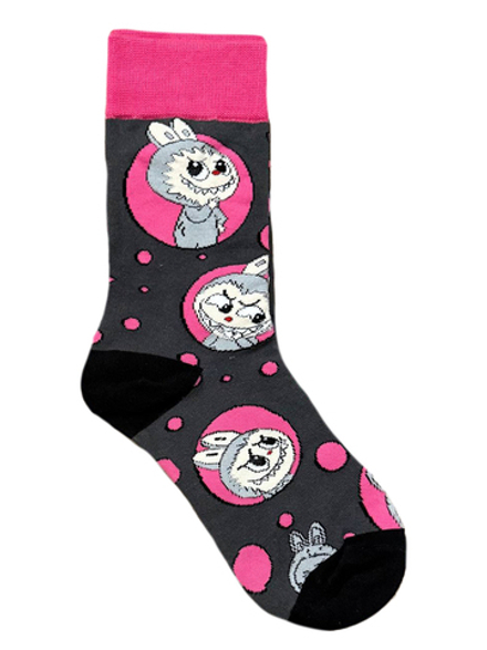 Носки р.35-40 "Trends" Лабубу на розовом