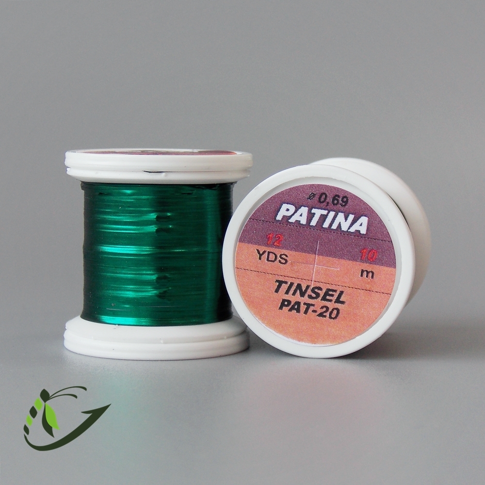 HENDS Люрекс плоский Patina Tinsel (12 yds)