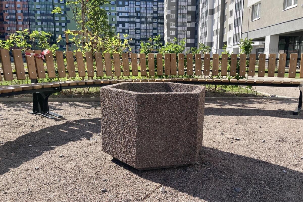 Вазон Шестигранник кирпичный