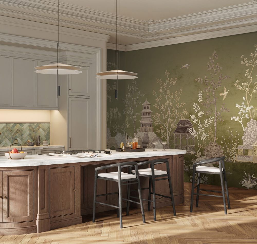 Панорама Сад уединения панно