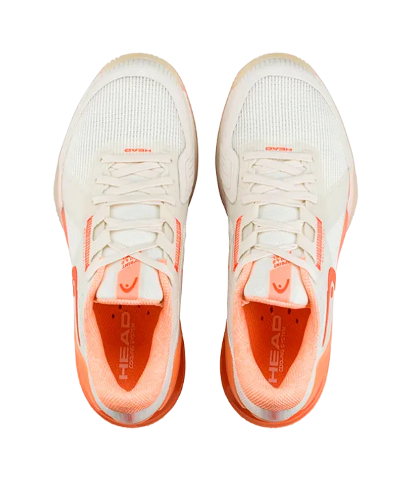 Head Sprint Pro 4.0 Женские Меловые Белые-Коралловые Кроссовки 2025