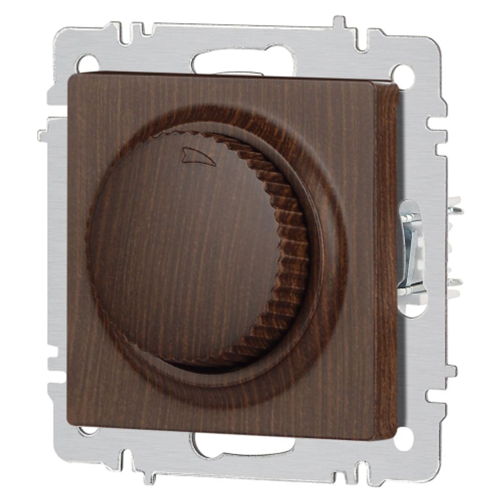 Светорегулятор Intro Accent 6-401-10 поворотный, 600Вт 230В, IP20, СУ, венге