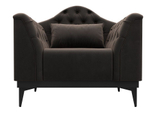 Кресло Флорида, Коричневый, Велюр, 112285