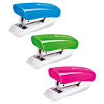 Мини-степлер №24/6, 26/6 "Blitz" до 15л., пластиковый корпус, черный DSp_15114 (Berlingo)