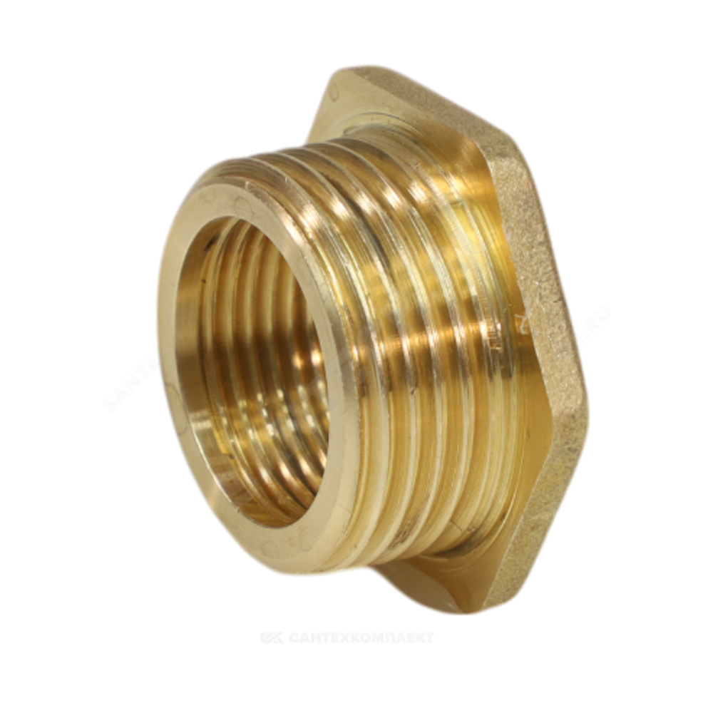 Футорка латунь Ду 25х15 (1"х1/2") НР/ВР R93 Giacomini R93Y010
