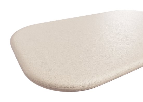 Мягкий чехол для бортика KIDI soft (молочный, экокожа)