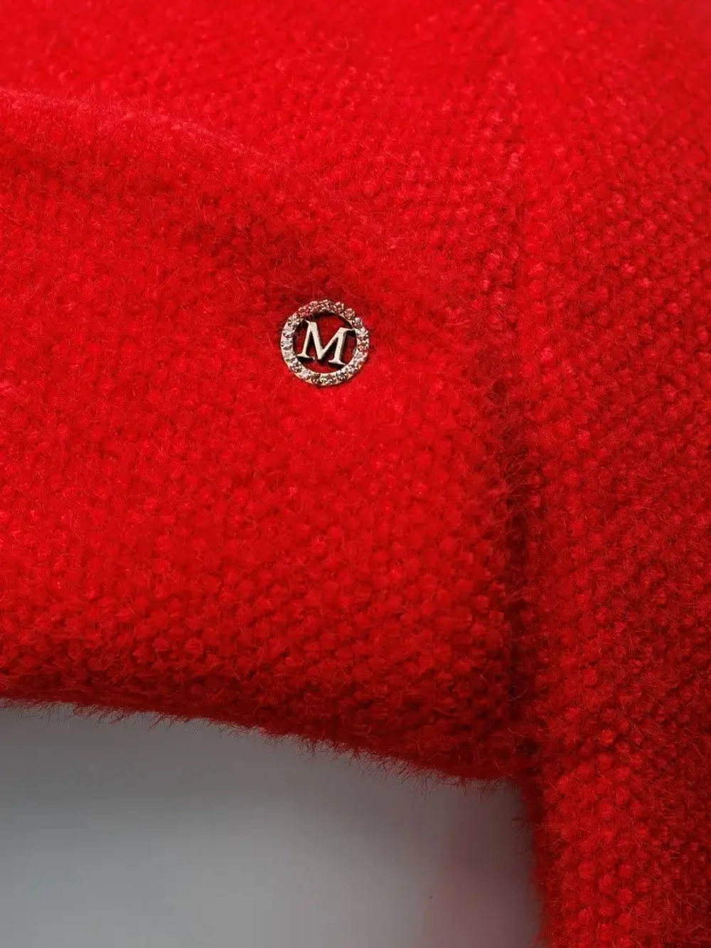 Шапка ушанка зимняя вязаная на флисе