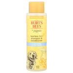 Burt's Bees, Шампунь и кондиционер 2 в 1 Tearless с пахтой и льняным маслом, для щенков, 473 мл (16 жидк. унц.)