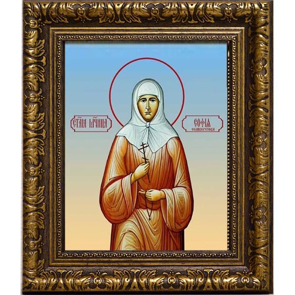 София Селиверстова, Преподобномученица, послушница. Икона на холсте.