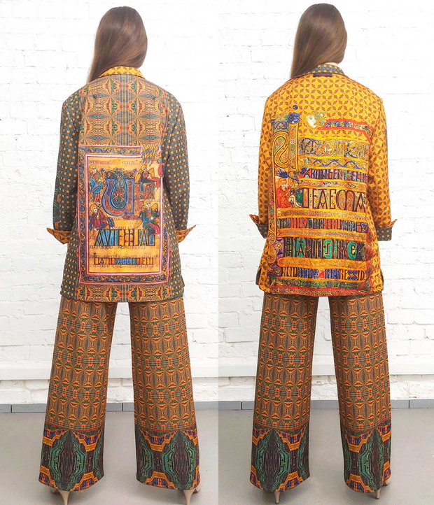 Комплект (двусторонний жакет и брюки) "Ирландская легенда"