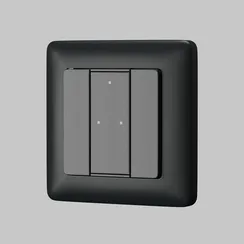 Кнопочная настенная панель 2-ух клавишная DALI Lighting control 721043