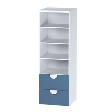 Cтеллаж с 2 выдвижными ящиками ПИКСИ, 60х57х180, озорной василек