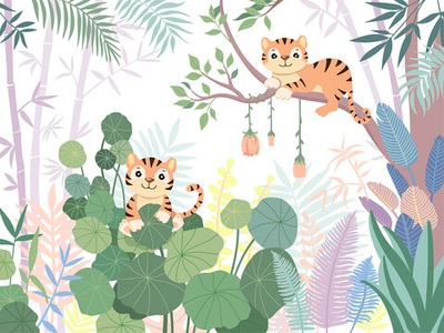 Дизайнерские обои Wall Street Trip to tropics