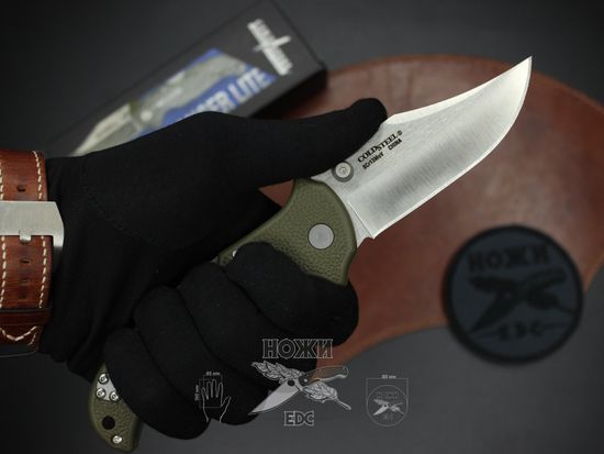 Складной нож Cold Steel 21A Bush Ranger Lite c клинком из стали 8Cr13MoV, рукоять GRN
