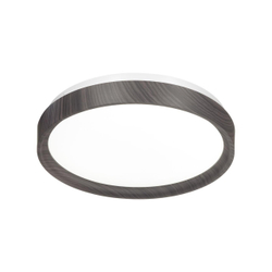 7627/CL PALE SN 000 Светильник пластик/белый/венге под дерево LED 30Вт 4000К D330 IP43 WOODI