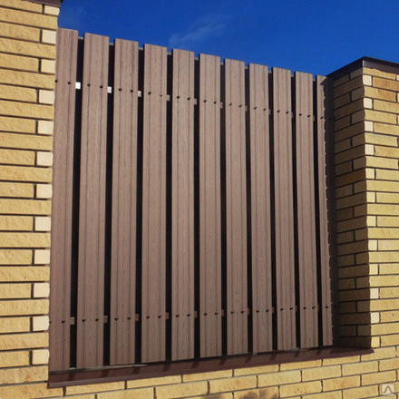 Заборная доска доска ДПК PREMIUM 3D Венге (2-х сторонняя Текстура)