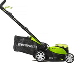 Газонокосилка аккумуляторная GREENWORKS G24X2LM41K2x 24V, 41 см  2512607UD