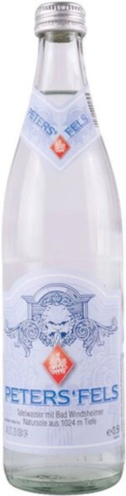 Вода столовая минеральная природная Цоллер-Хоф Петерс Фелс / Zoller-Hof Peters Fels 0.5 - стекло