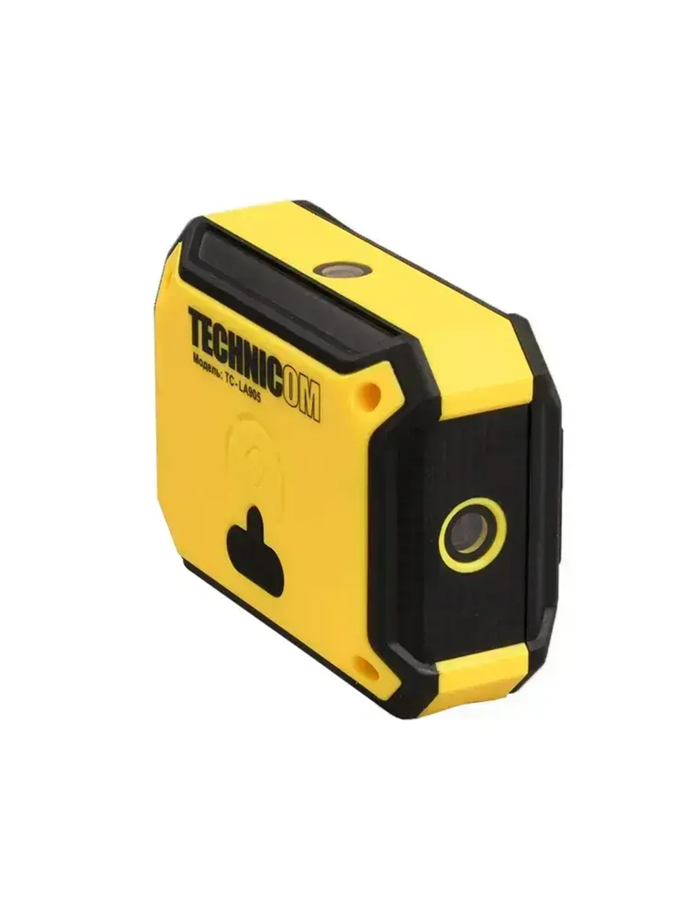 Электронный уровень-угломер с лазерными направляющими TECHNICOM TC-LA905, 0-360, ЖК дисплей, 2 магнита, АКБ 650 мАч, автокалибровка, автоотключение, дальность 10м
