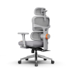 Эргономичное компьютерное кресло FoxGear NETZ модель X, серый (FG-NETZ-X-GY)