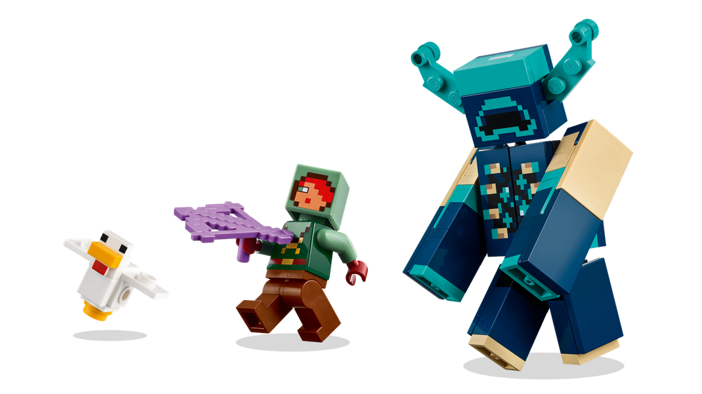 Конструктор Лего Майнкрафт Столкновение с Варденом 21274 | LEGO Minecraft The Warden Encounter набор  238 деталей 7+