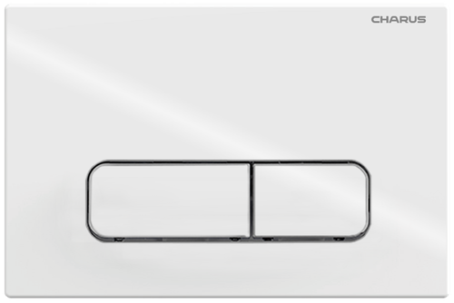 Клавиша для инсталляции CHARUS Elegia FP.320.11.01, белый глянцевый