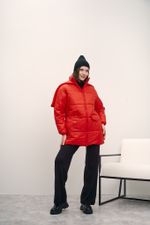 Куртка женская  "Сноу" красный
