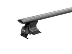 Багажник на крышу для Audi А8 седан 1989-2002 c аэродинамическими черными дугами