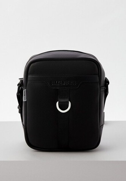 Сумка BIKKEMBERGS E2U002 черная белое кольцо