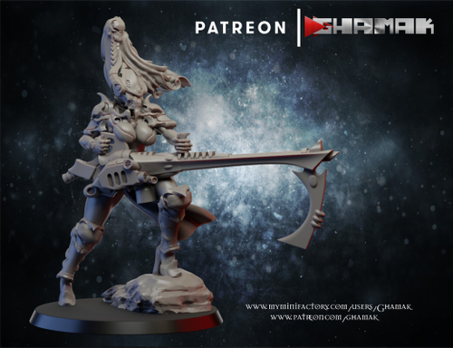 Aeldari Craftworlds Dark Reapers Мрачный Жнец №1  миниатюра для dnd, днд, pathfinder, фентези, Настольная игра, НРИ, Варгейм, РПГ