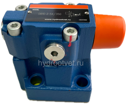 DB10-2-5X/50 - Предохранительный клапан Ду10 с давлением настройки до 50 бар, управление - X и Y - внутренние