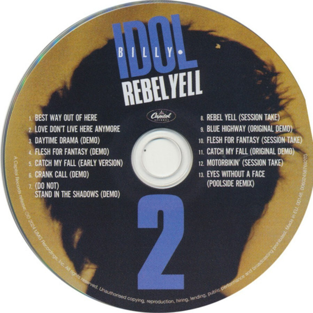 Billy Idol / Rebel Yell (40th Anniversary Deluxe Expanded Edition)(2CD)