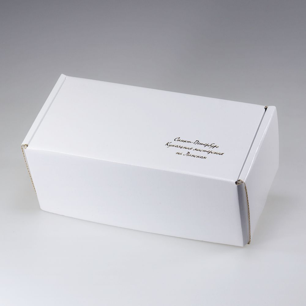 Коробка для пупсов белая фирменная