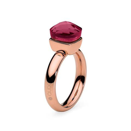 Кольцо Qudo Firenze fuchsia 16.5 мм 610962/16.5 V/RG размер 16,5