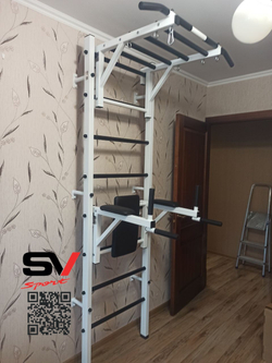 Монтаж шведской стенки Sv Sport в пеноблочные, газоблочные стены