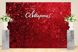 Фотозона с пайетками