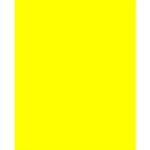 Бумага цветная для офиса А4, 20л., Неон "Желтый", Alingar, 70г/м2, пленка т/у